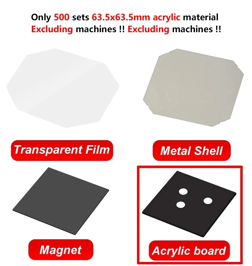 Square Fridge Magnet Making Machine