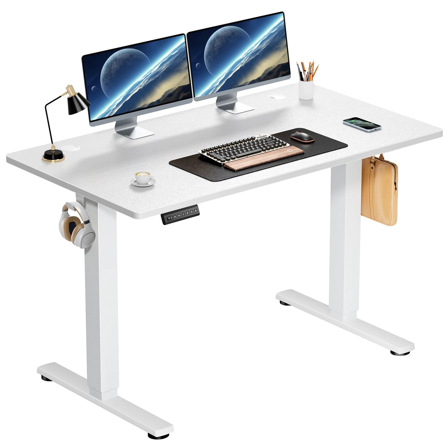 JHK Electric Standing Desk Height Adjustable Sit Stand Workstation