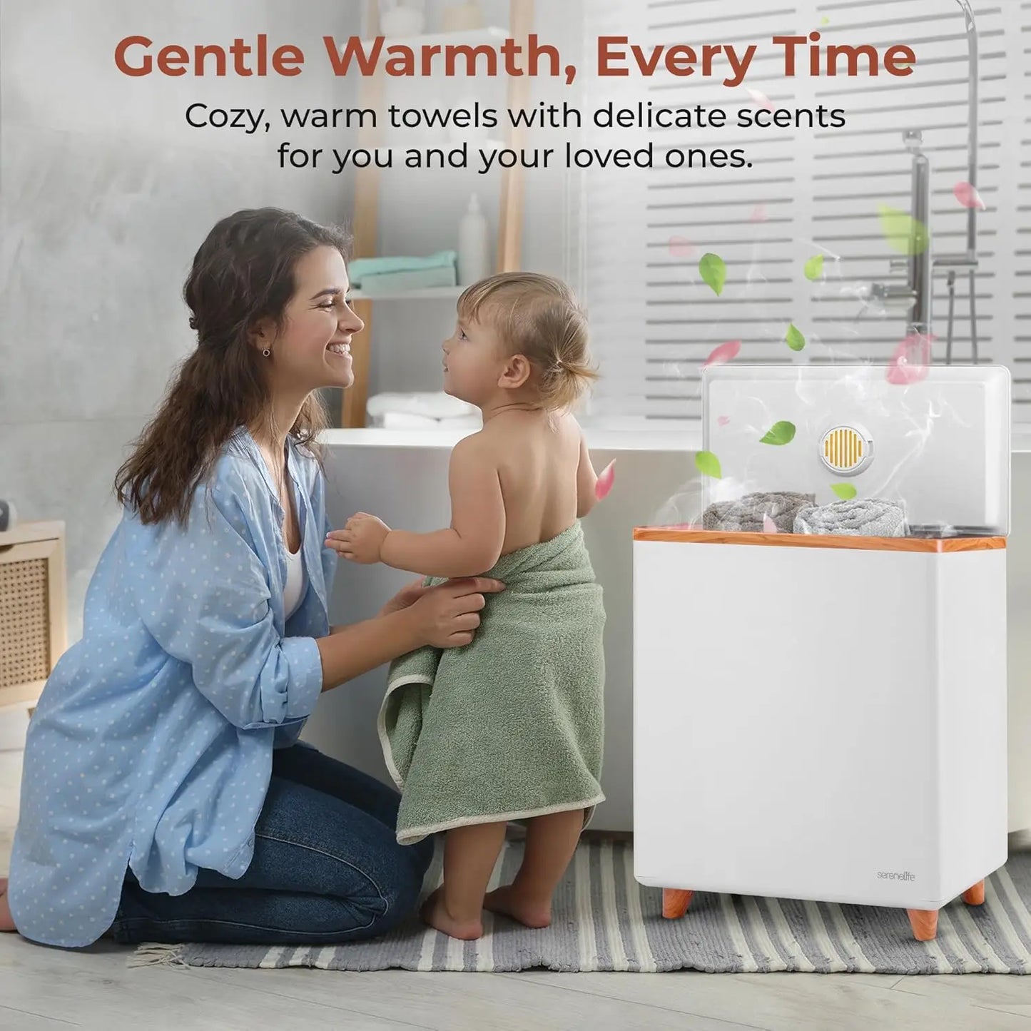 WiFi Towel Warmer With Auto Shut Off For Large Towels