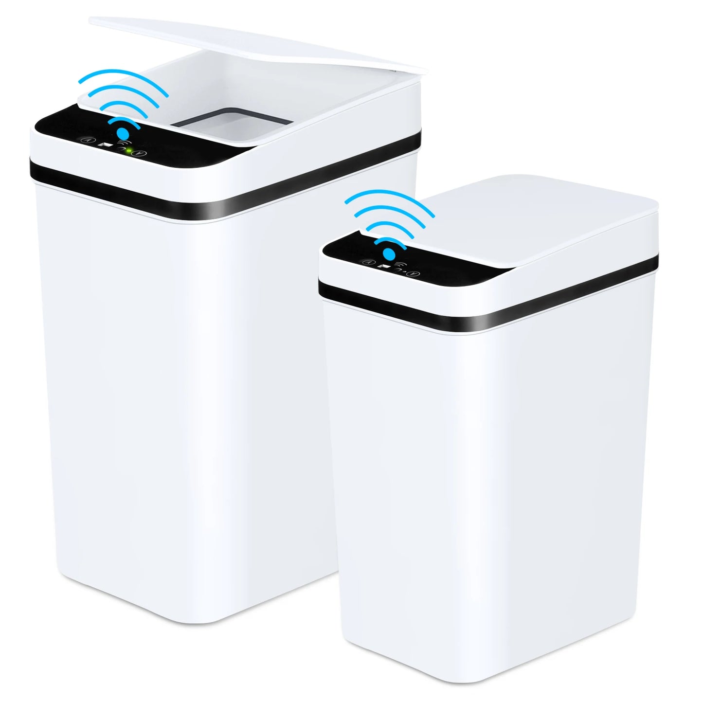 NONECN Motion Sensor Trash Can With Lid Bathroom Touchless