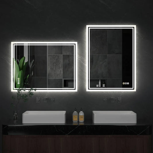 Luvodicri Illuminate LED Backlit Frameless Bathroom Mirror
