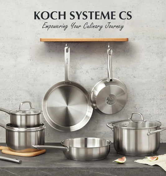 KOCH SYSTEME CS Stainless Steel Cookware Set Induction Ready