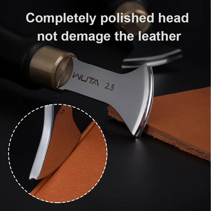 WUTA Leather Edge Creaser Beveler Tool for Edge Decoration