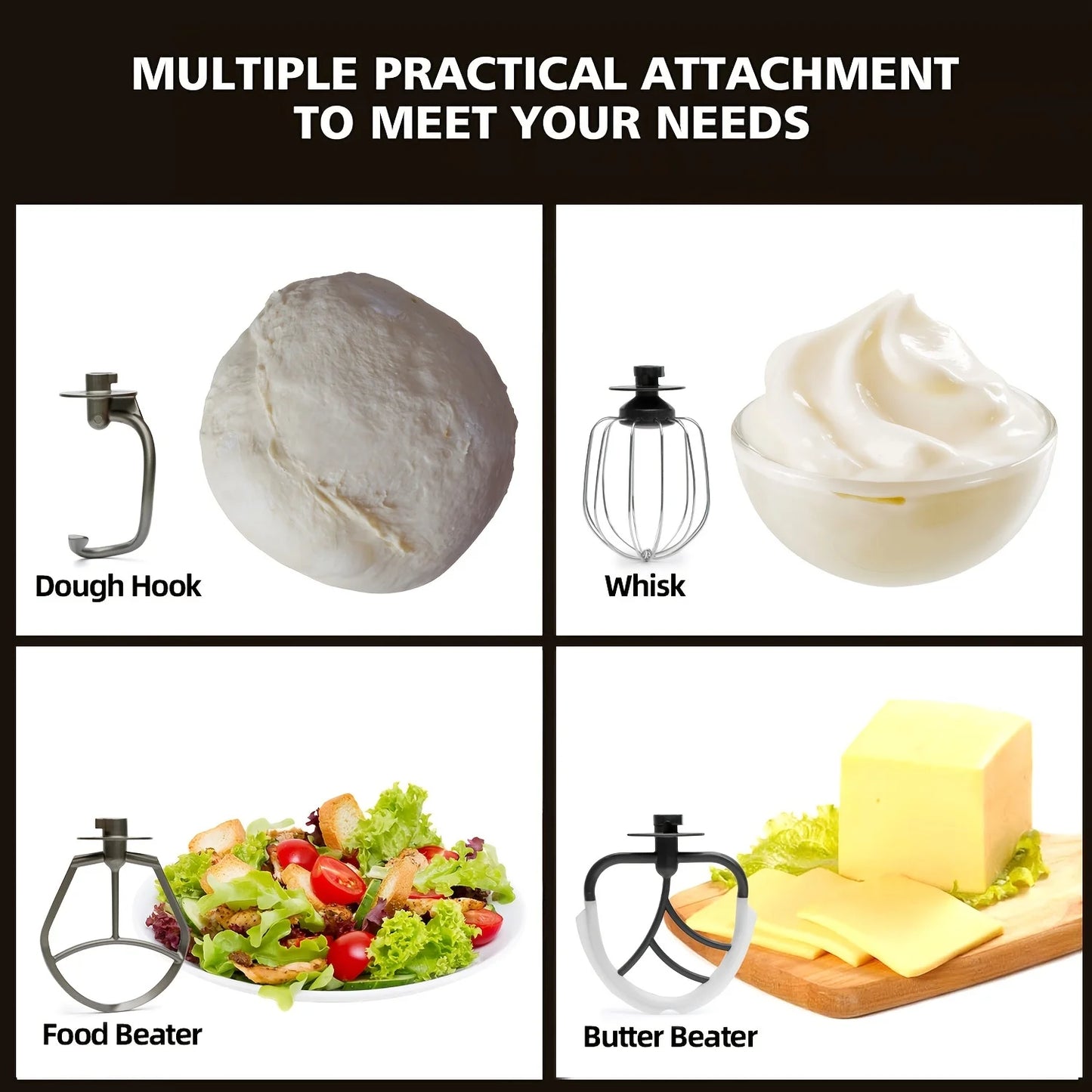 Cheftronic Tilt-Head Stand Mixer 500W