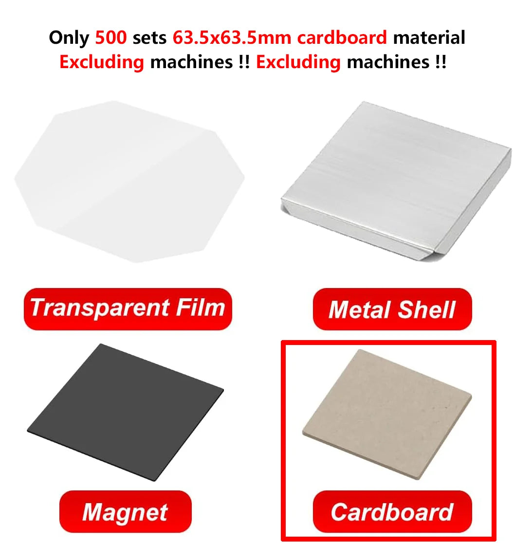 Fridge Magnet Button Making Machine With Cutter And Materials Set
