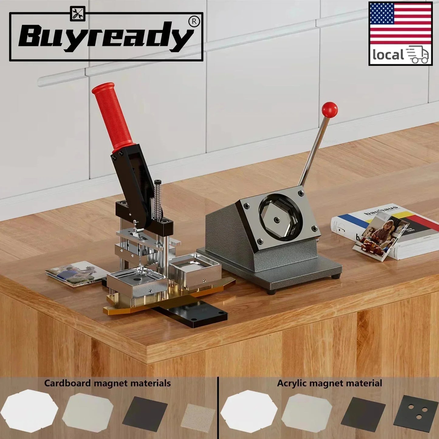 Square Fridge Magnet Making Machine