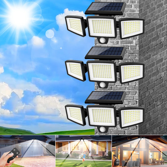 SZRSTH Outdoor Solar Motion Sensor Lights 3 Pack