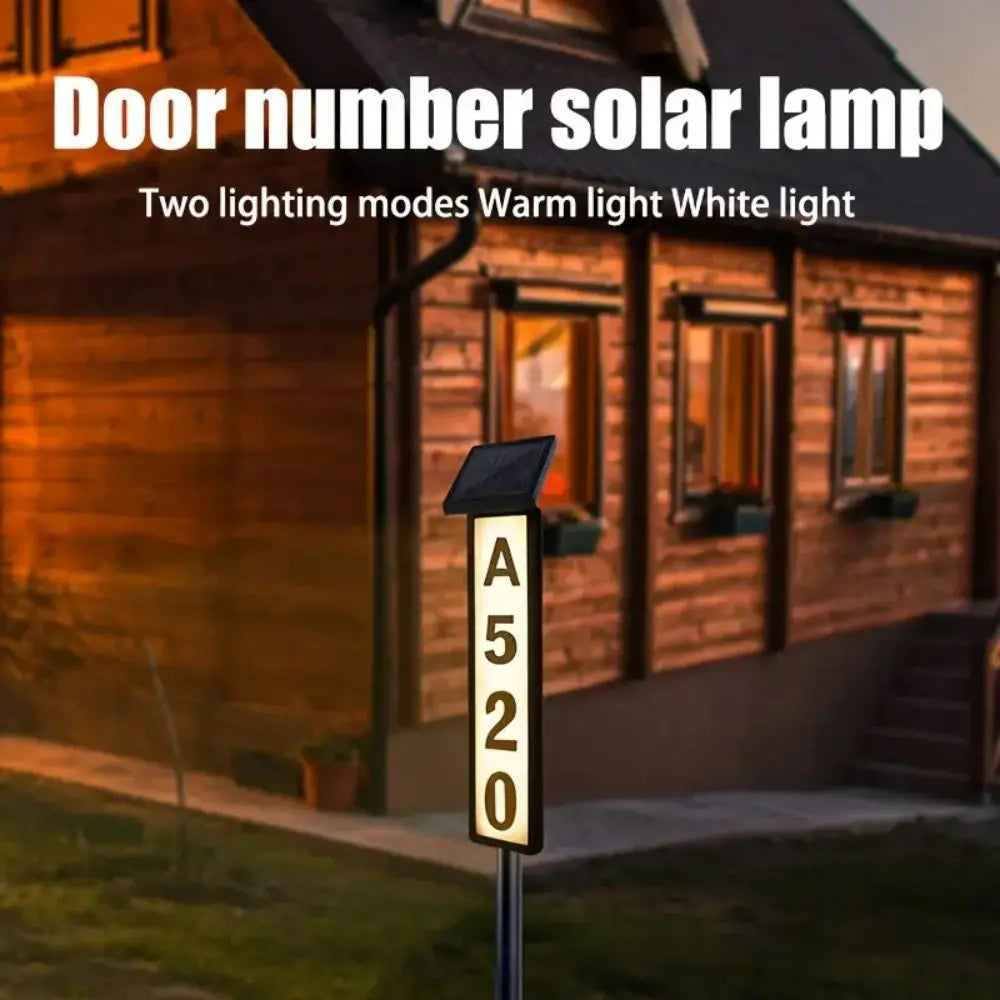 KEWEN Solar Address Light With Stake