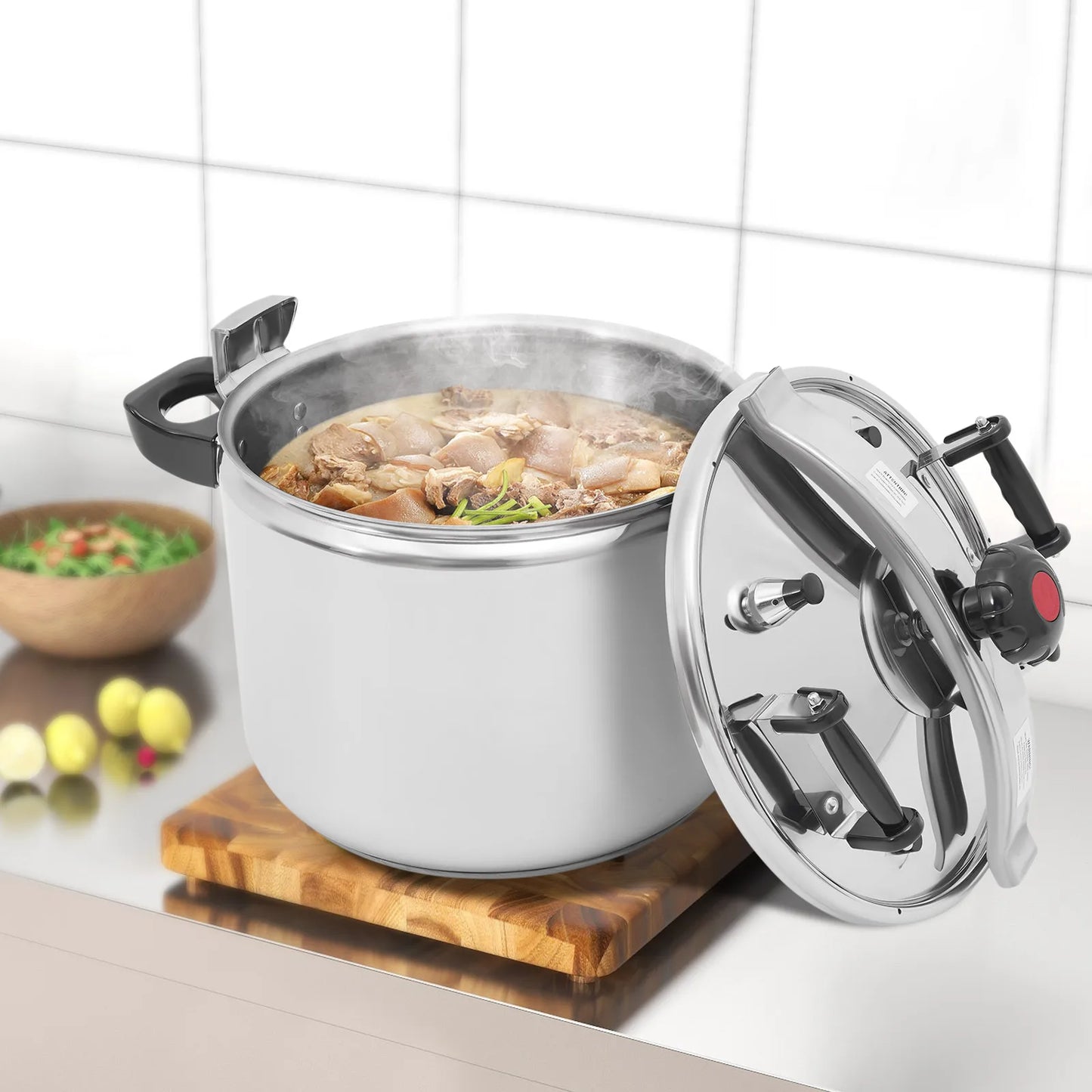 Stainless Steel Pressure Cooker 60KPa for Restaurant Use