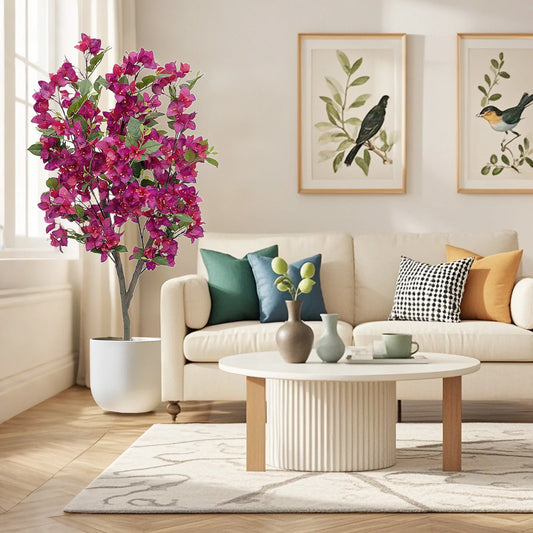 HiMISSCN Bougainvillea Artificial Tree For Studio Decoration