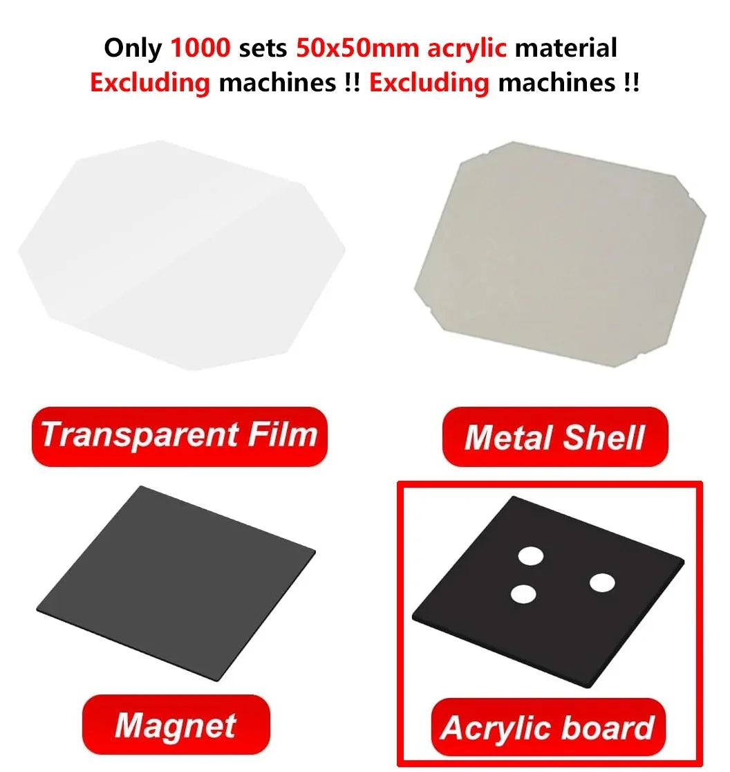 Square Fridge Magnet Making Machine