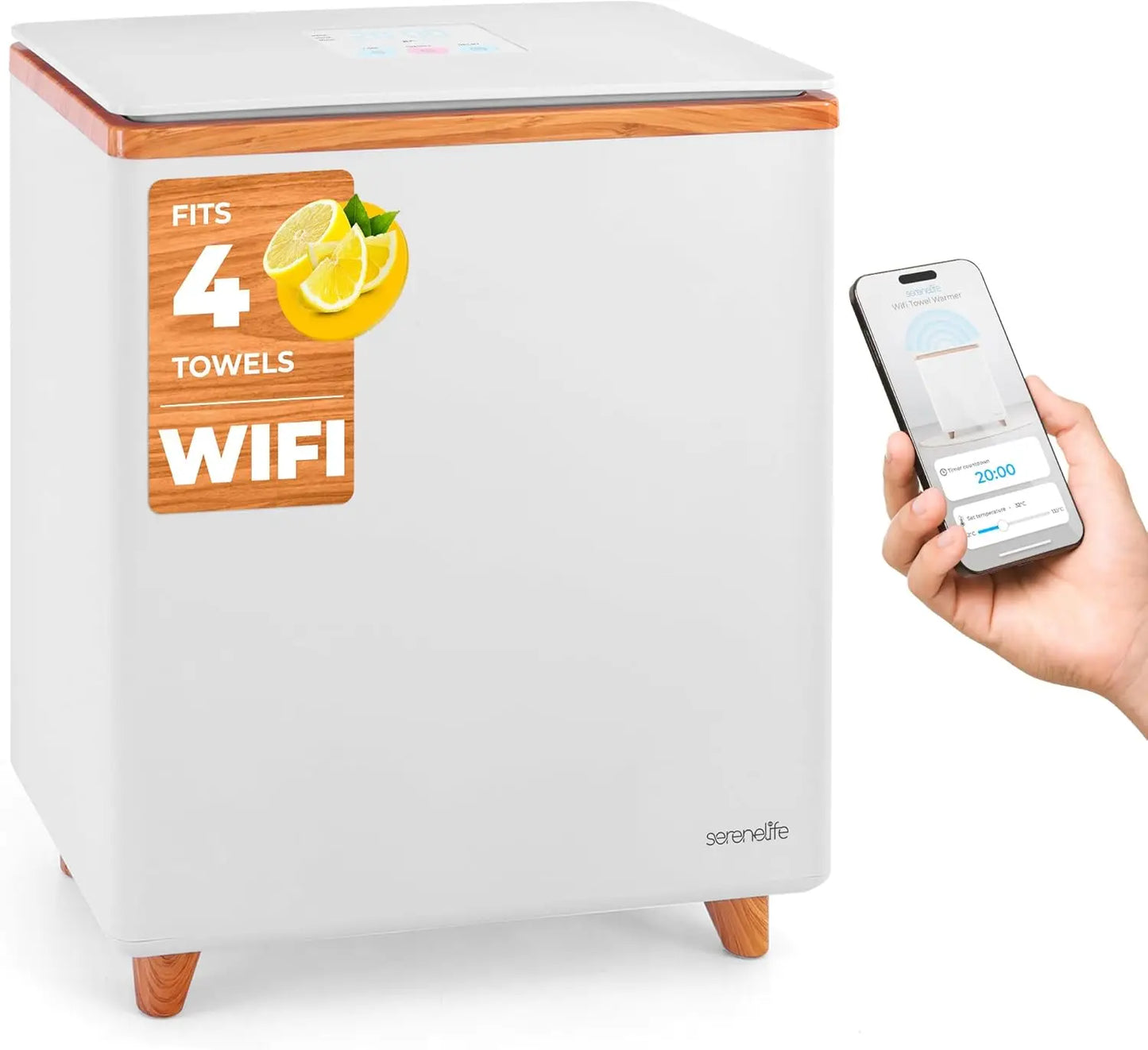 WiFi Towel Warmer With Auto Shut Off For Large Towels