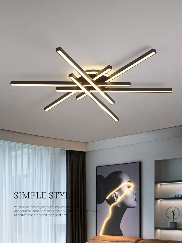 FLDY LED Ceiling Lamp Nordic Modern Chandelier For Living Room