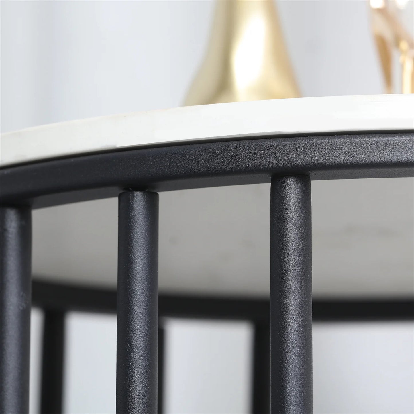 Wisfor End Table With Sintered Stone Top