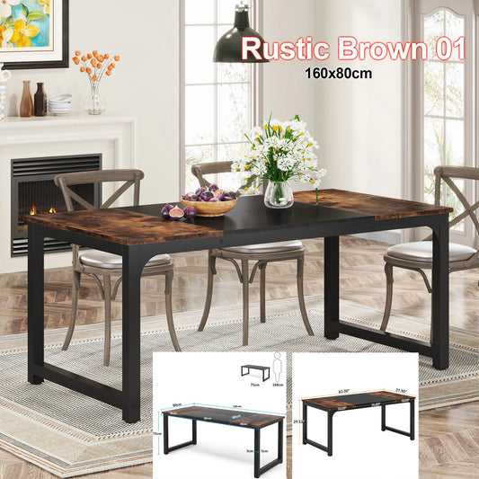 Tribesigns Dining Table Industrial Kitchen Table For Dining Room