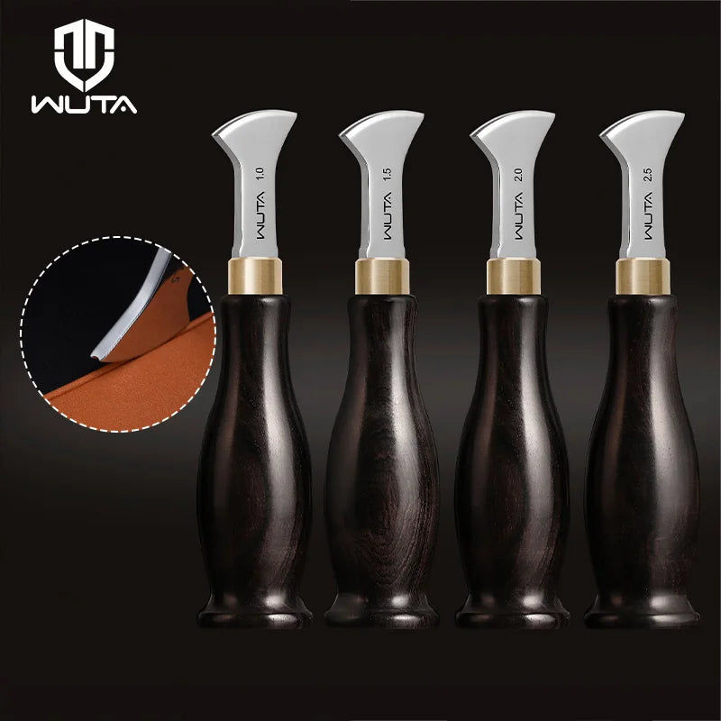 WUTA Leather Edge Creaser Beveler Tool for Edge Decoration
