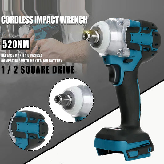 Magnitt Cordless Brushless Impact Wrench 18V With Toolbox Set