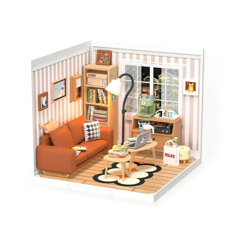 Robotime Rolife 3D Puzzle Miniature House Kit for DIY Build