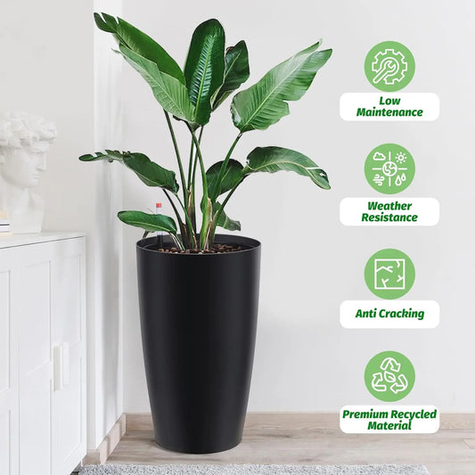 Studyset Self Watering Plant Pots Set of 2 for Indoor Plants