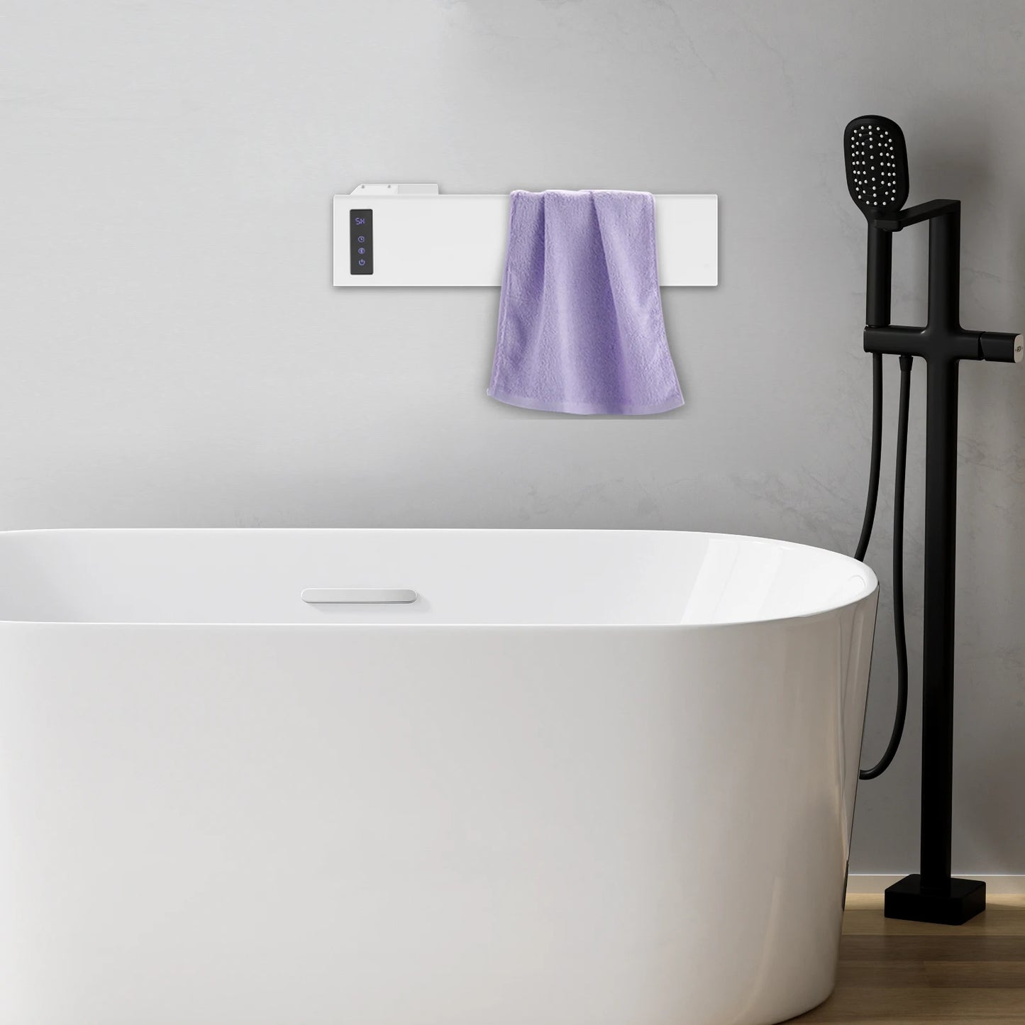 CE Certified Wall Mounted Electric Towel Warmer Aluminum Alloy