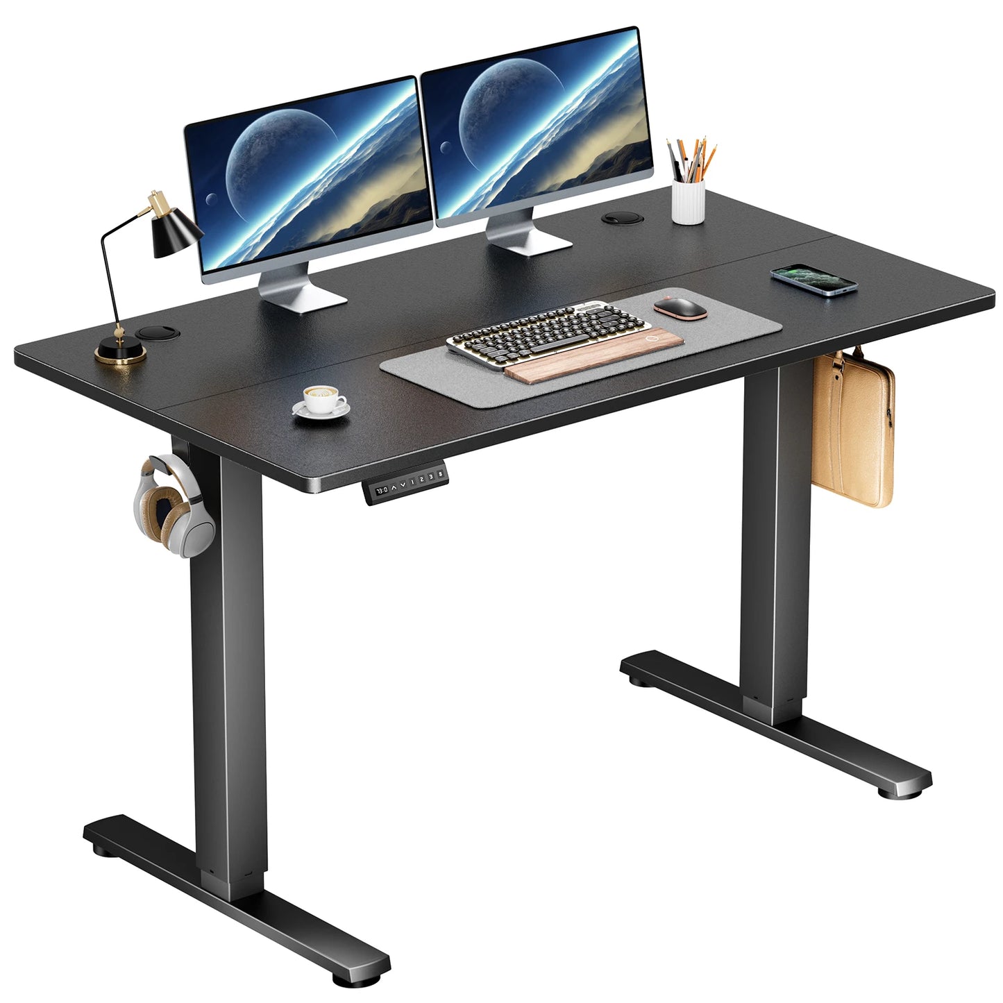 JHK Electric Standing Desk Height Adjustable Sit Stand Workstation