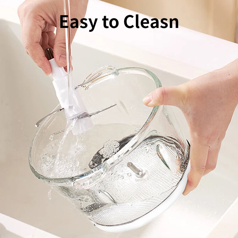 GUOHE Food Processor 350W With 2L Glass Bowl 3 Speed