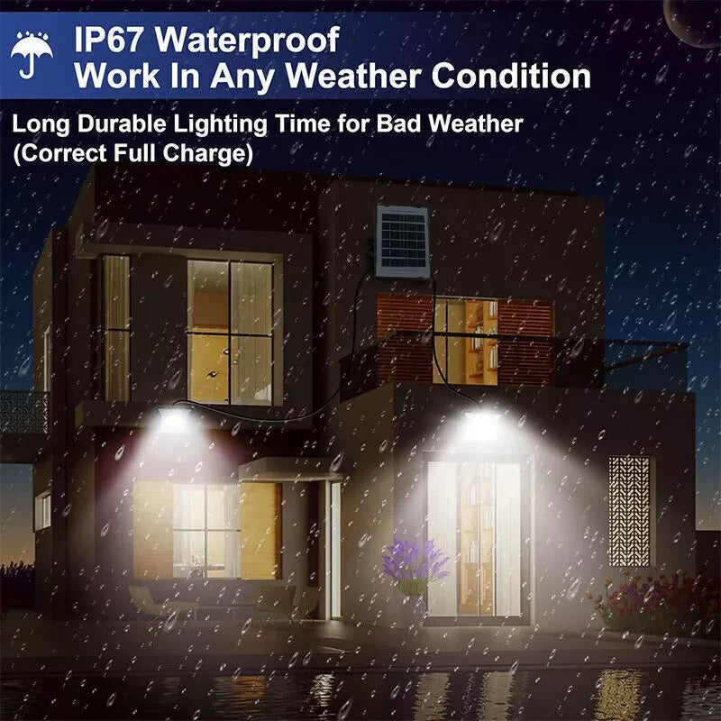 Solar LED Street Light 300W Flood Lamp Dusk To Dawn