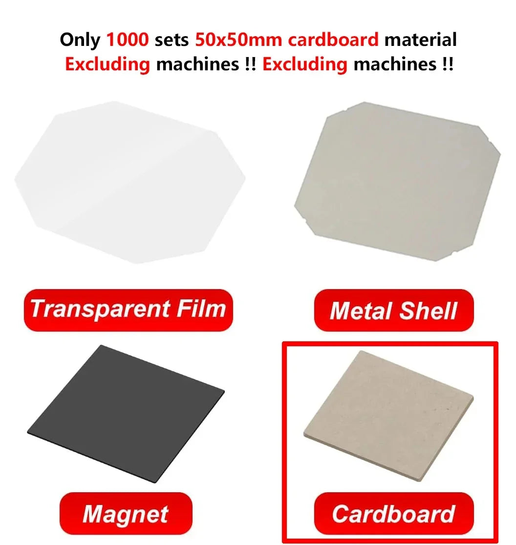 Square Fridge Magnet Making Machine