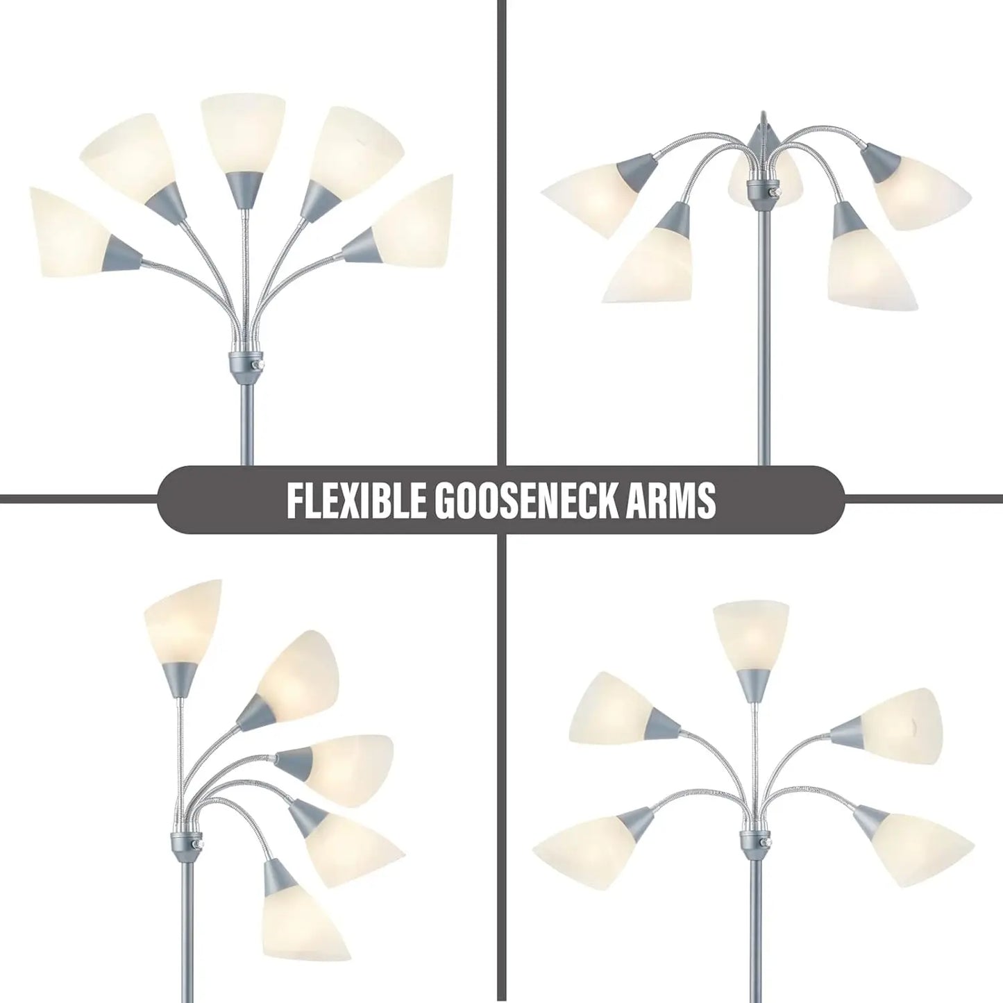 XMSJ Medusa 5-Head Adjustable Floor Lamp For Living Room