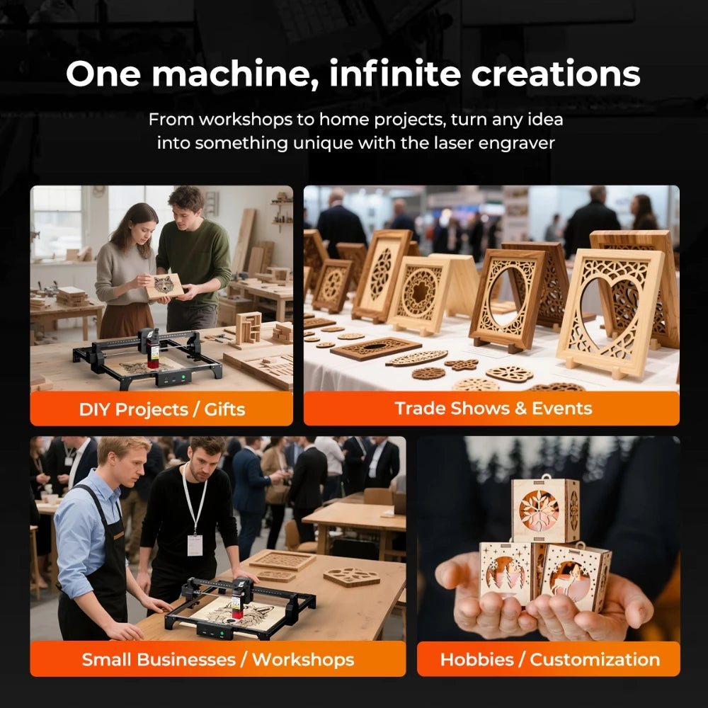 Elidor Z6 6W Laser Engraver And Cutting Machine For Wood